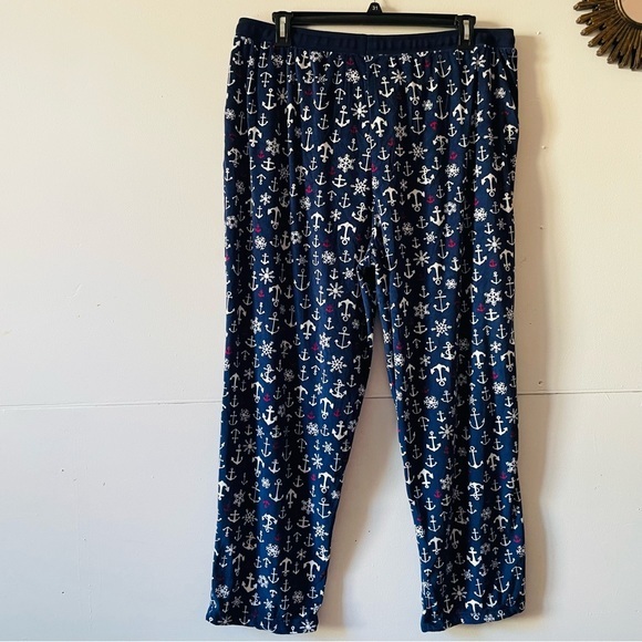 Nautica Women’s Navy velour pajama pants Size XXL - Picture 9 of 12